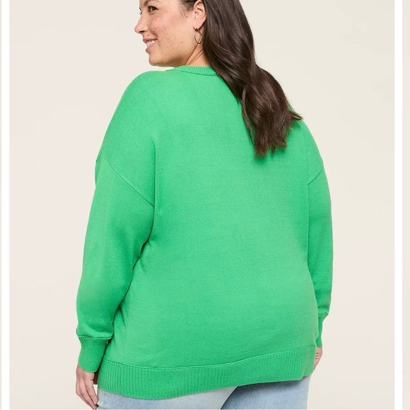 NWOT Lane Bryant Crew Neck Sweater - Picture 4 of 10